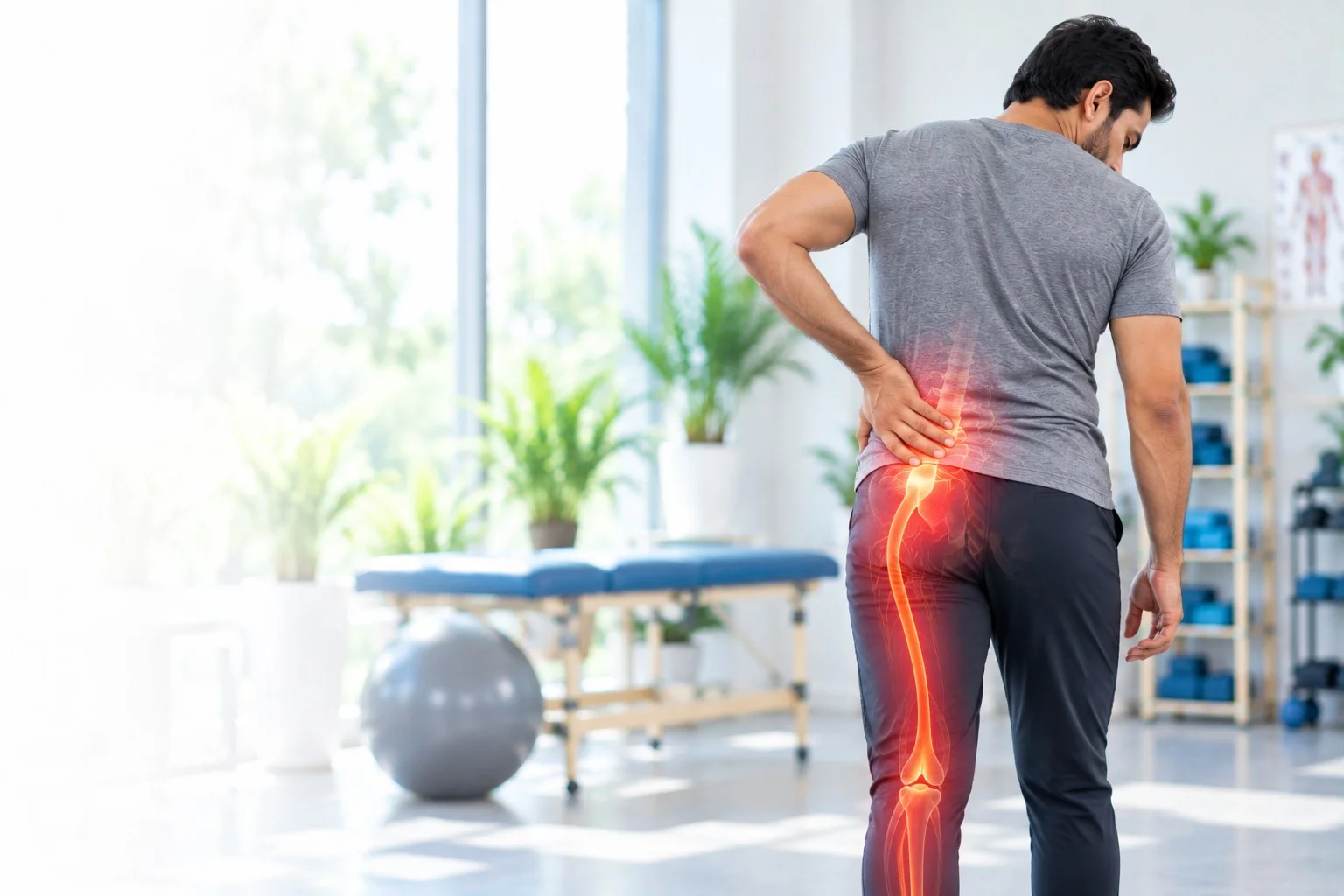 Nerve pain running from the lower back down the leg
